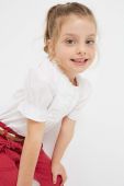 Дитяча блузка Mayoral колір білий однотонна (2938896)