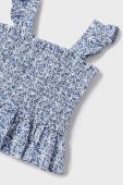 Дитяча бавовняна блузка Mayoral колір синій візерунок (2938902)