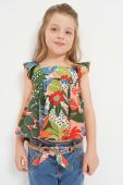 Дитяча блузка Mayoral візерунок колір барвистий (2938918)