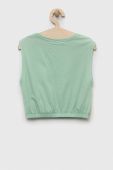 Дитячий топ United Colors of Benetton колір зелений