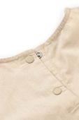 Бавовняна блузка для немовлят Liewood колір бежевий однотонна Бавовняна блузка для немовлят Liewood колір бежевий однотонна