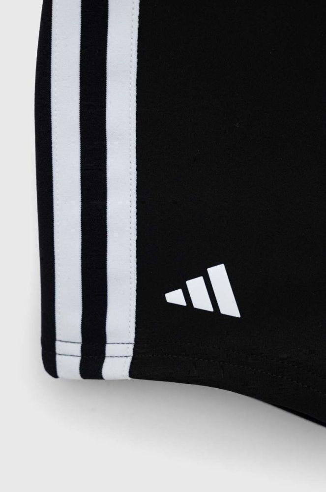 Дитячі плавки adidas Performance 3S колір чорний фото 3