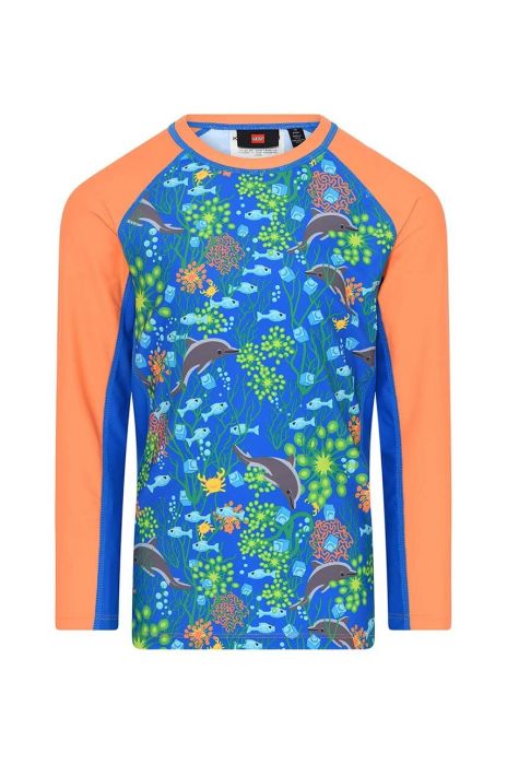 Дитячий купальний лонгслів Lego колір помаранчевий (3093776)