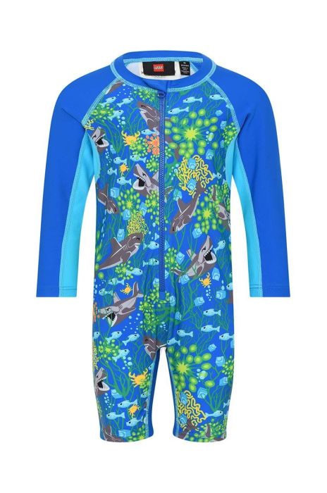 Комбінезон для купання - дитячий купальник Lego колір блакитний