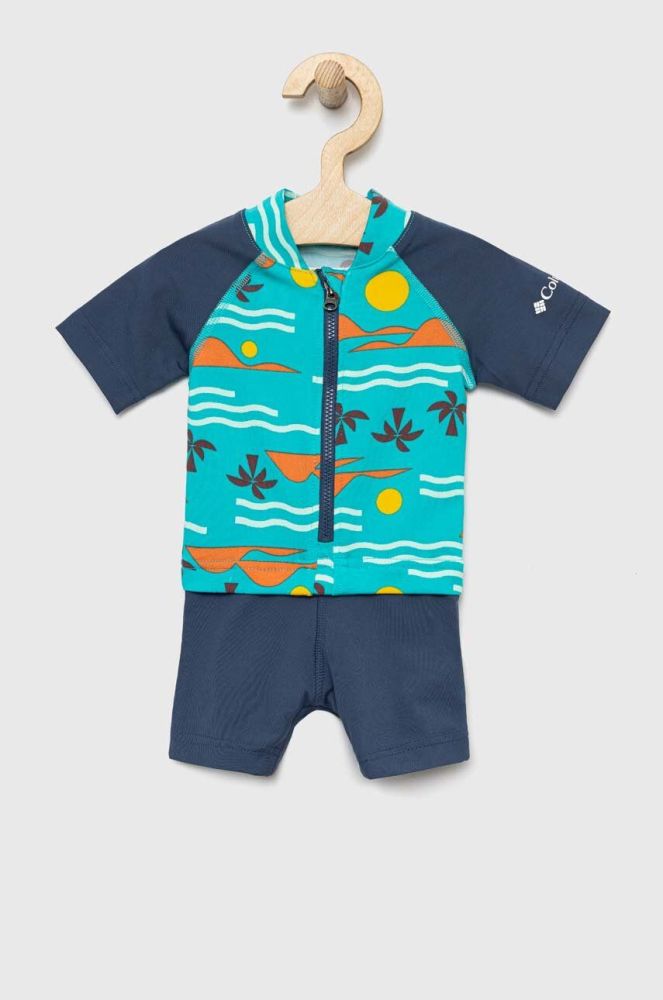 Дитячий купальник Columbia Sandy Shores Sunguard Suit колір зелений