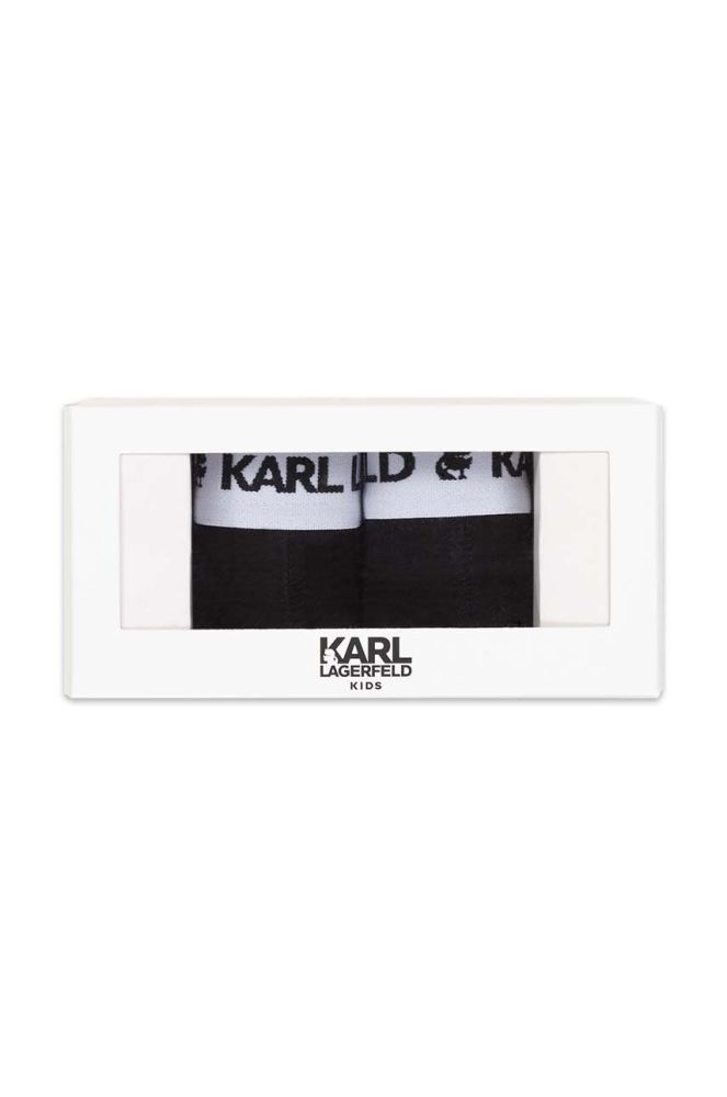 Дитячі боксери Karl Lagerfeld 2-pack колір чорний (3098396)