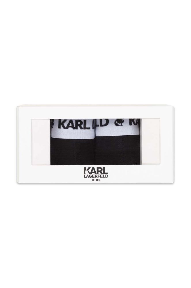 Дитячі боксери Karl Lagerfeld 2-pack колір чорний (3098404)