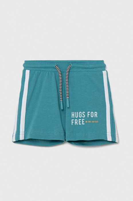 Дитячі шорти Coccodrillo колір бірюзовий