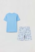 Дитяча бавовняна піжама OVS з принтом колір блакитний (3354715)