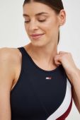Спортивний бюстгальтер Tommy Hilfiger колір синій візерунок Спортивний бюстгальтер Tommy Hilfiger колір синій візерунок