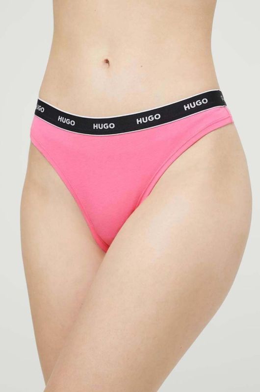 Стринги HUGO 3-pack колір барвистий (3034914) фото 2