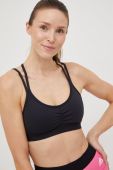 Бюстгальтер для йоги adidas Performance Yoga Essentials колір чорний однотонний