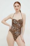 Суцільний купальник Guess Колір коричневий ущільнена чашечка колір коричневий Суцільний купальник Guess Колір коричневий ущільнена чашечка колір коричневий