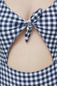 Суцільний купальник Guess Колір синій ущільнена чашечка колір темно-синій