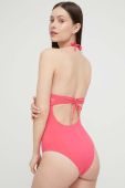 Купальник Guess колір рожевий ущільнена чашечка