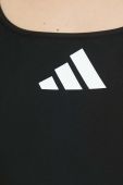 Суцільний купальник adidas Performance 3 Bar Logo колір чорний м'яка чашечка