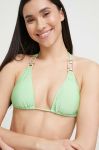 Купальний бюстгальтер Guess колір зелений злегка ущільнена чашечка Купальний бюстгальтер Guess колір зелений злегка ущільнена чашечка
