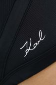 Купальник Karl Lagerfeld колір чорний м'яка чашечка (2893362)