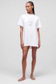 Піжамна сорочка Karl Lagerfeld жіноча колір білий