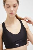 Спортивний бюстгальтер Puma Ultraform колір чорний однотонний