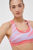 Спортивний бюстгальтер Mizuno Alpha Graphic колір рожевий візерунок (3232327)