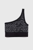 Спортивний бюстгальтер Reebok Modern Safari колір чорний візерунок (3088153) Спортивний бюстгальтер Reebok Modern Safari колір чорний візерунок (3088153)