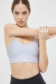 Бюстгальтер для йоги Reebok колір сірий однотонний