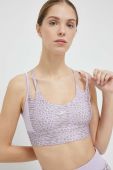 Спортивний бюстгальтер Reebok Modern Safari колір фіолетовий візерунок Спортивний бюстгальтер Reebok Modern Safari колір фіолетовий візерунок