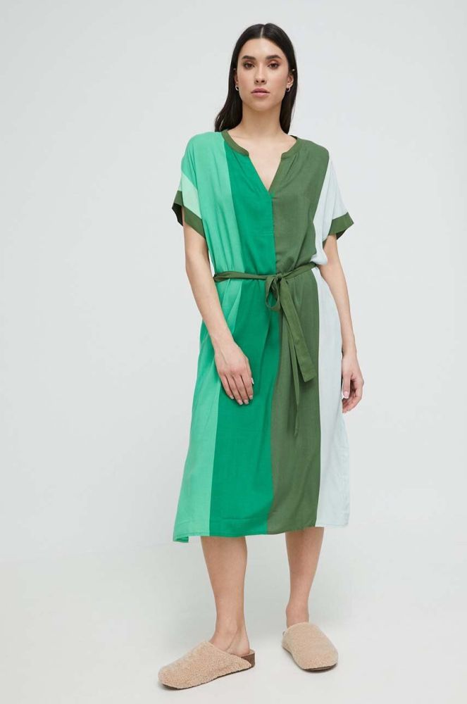 Пляжна сукня Dkny жіноча колір зелений