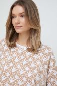 Футболка лаунж Dkny колір бежевий