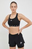 Спортивний бюстгальтер adidas Performance Powerreact колір чорний