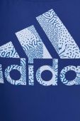 Суцільний купальник adidas Performance Big Logo м'яка чашечка колір блакитний