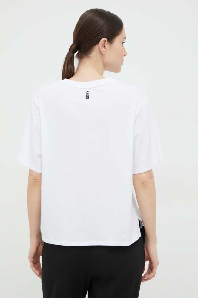 Піжамна футболка Dkny колір білий (3051070) фото 3