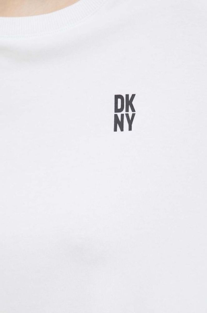Піжамна футболка Dkny колір білий (3051070) фото 5