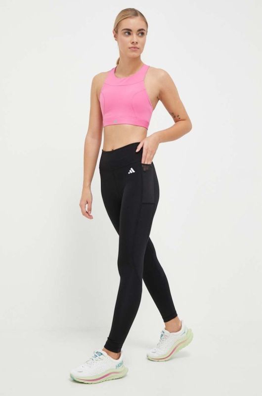 Спортивний бюстгальтер adidas Performance колір рожевий однотонний (3240856) фото 2