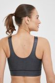 Спортивний бюстгальтер adidas Performance Powerimpact колір сірий однотонний