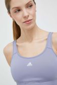 Спортивний бюстгальтер adidas Performance TLRD Move HS2975 однотонний колір блакитний