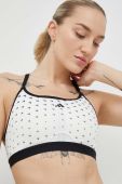 Спортивний бюстгальтер adidas Performance AeroReact Колір білий візерунок колір білий Спортивний бюстгальтер adidas Performance AeroReact Колір білий візерунок колір білий
