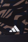 Бюстгальтер для йоги adidas Performance Yoga Essentials колір чорний візерунок Бюстгальтер для йоги adidas Performance Yoga Essentials колір чорний візерунок