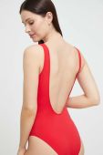 Суцільний купальник Pepe Jeans Olena колір червоний м'яка чашечка