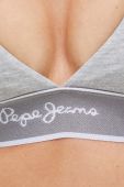 Бюстгальтер Pepe Jeans колір сірий меланж (3468299)