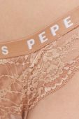 Бразиліани Pepe Jeans колір бежевий прозоре
