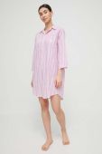 Піжамна сорочка Lauren Ralph Lauren жіноча колір рожевий