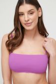 Купальний бюстгальтер Polo Ralph Lauren колір фіолетовий злегка ущільнена чашечка