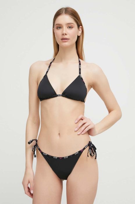Роздільний купальник EA7 Emporio Armani колір чорний злегка ущільнена чашечка (3152685) Роздільний купальник EA7 Emporio Armani колір чорний злегка ущільнена чашечка (3152685)