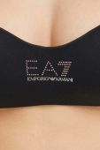 Роздільний купальник EA7 Emporio Armani колір чорний ущільнена чашечка (3103802)