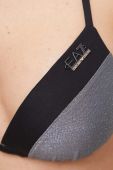 Роздільний купальник EA7 Emporio Armani колір чорний злегка ущільнена чашечка (3115531)