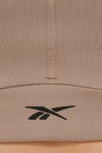 Спортивний бюстгальтер Reebok Lux колір коричневий візерунок Спортивний бюстгальтер Reebok Lux колір коричневий візерунок
