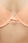 Бюстгальтер Emporio Armani Underwear колір помаранчевий мереживо однотонний (3027062)