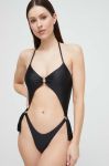 Суцільний купальник Emporio Armani Underwear колір чорний м'яка чашечка Суцільний купальник Emporio Armani Underwear колір чорний м'яка чашечка